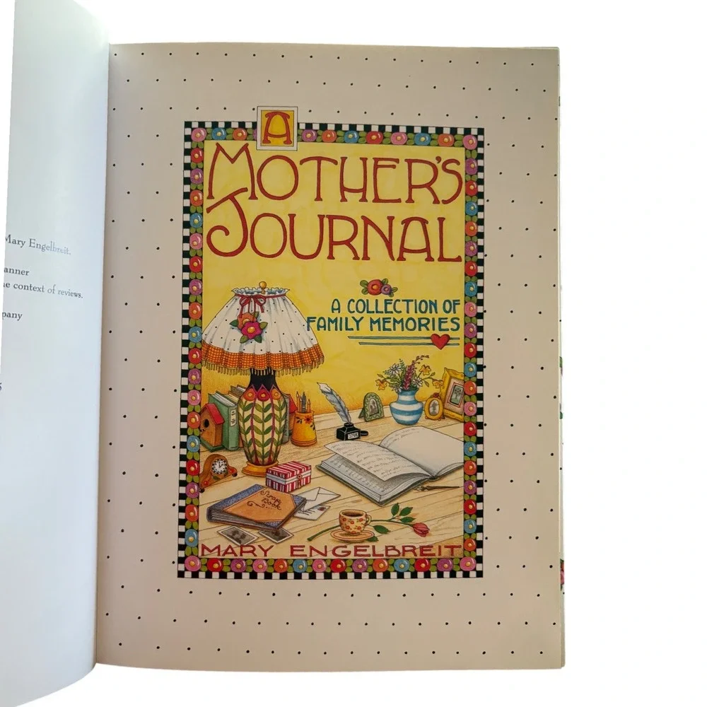 Mary Engelbreit A Mothers Journal Collection of Family Memories Hardcover 1993